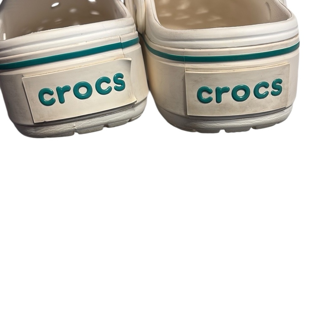 CROCS White Platform Classic Mules - Picture 5 of 11